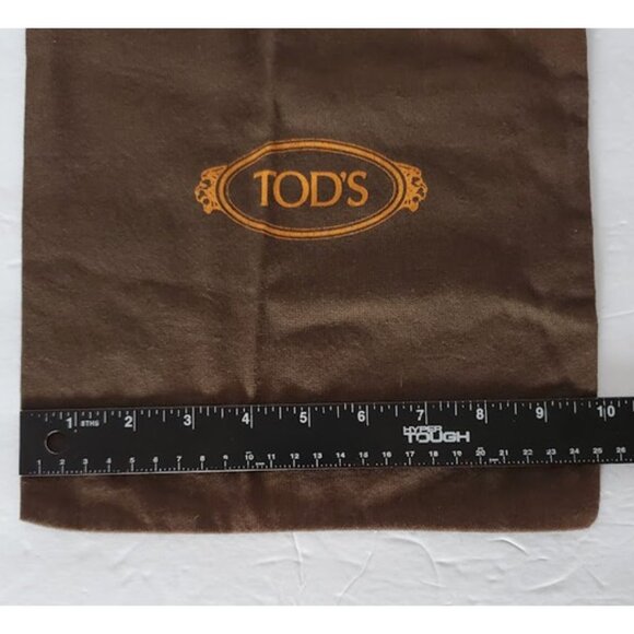 Tod's Brown Drawstring Dust Bag 14" x 10" - Picture 3 of 3